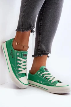 Damskie Trampki Big Star NN274240 Zielone