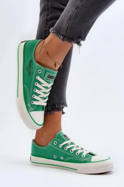 Damskie Trampki Big Star NN274240 Zielone