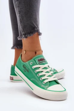 Damskie Trampki Big Star NN274240 Zielone