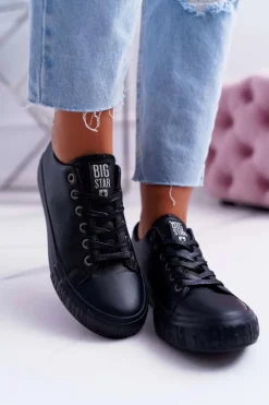 Damskie Trampki Big Star Czarne EE274247