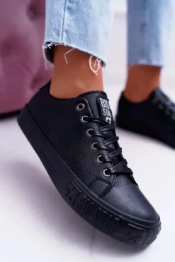 Damskie Trampki Big Star Czarne EE274247