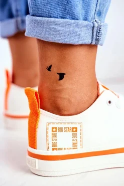 Damskie Trampki Big Star Białe FF274A065