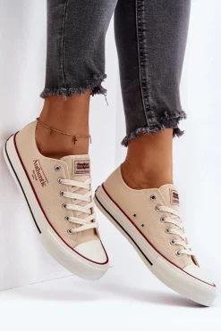 Damskie Trampki Big Star NN274236 Beżowe