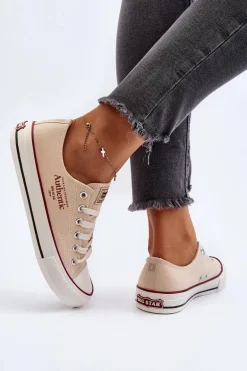 Damskie Trampki Big Star NN274236 Beżowe