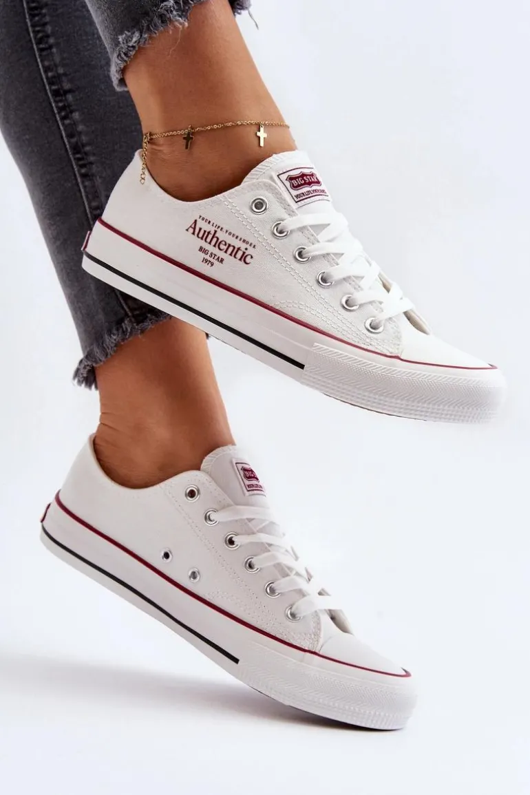 Damskie Trampki Big Star NN274235 Białe