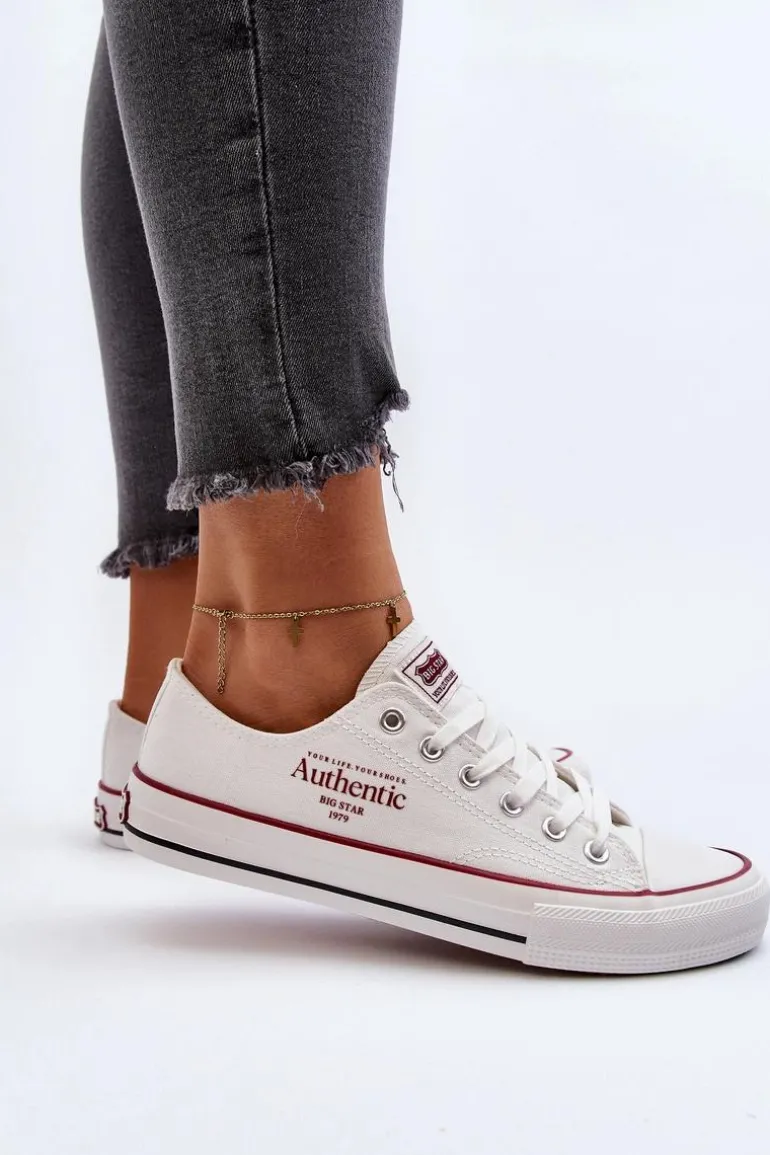Damskie Trampki Big Star NN274235 Białe