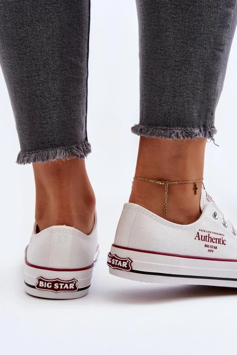 Damskie Trampki Big Star NN274235 Białe