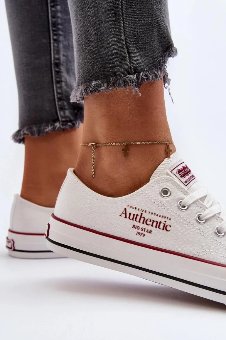 Damskie Trampki Big Star NN274235 Białe