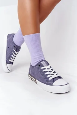 Damskie Trampki BIG STAR HH274114 Granatowe