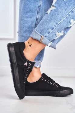 Damskie Trampki Big Star Czarne AA274513