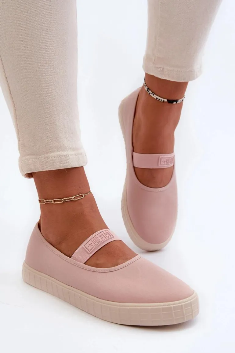 Damskie Trampki Big Star NN274606 Różowe