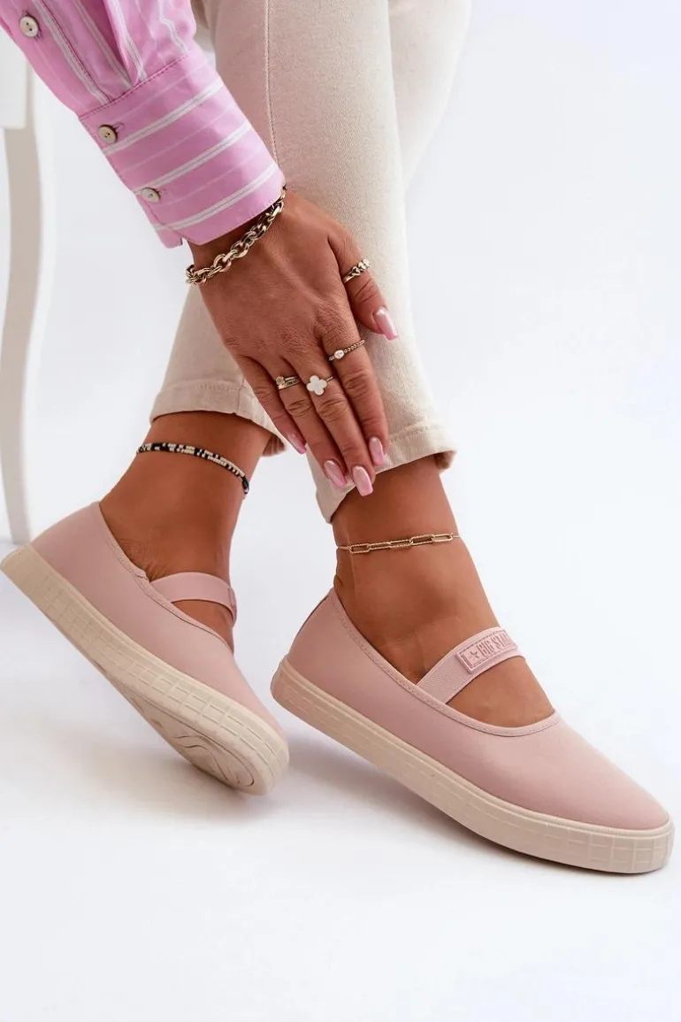 Damskie Trampki Big Star NN274606 Różowe