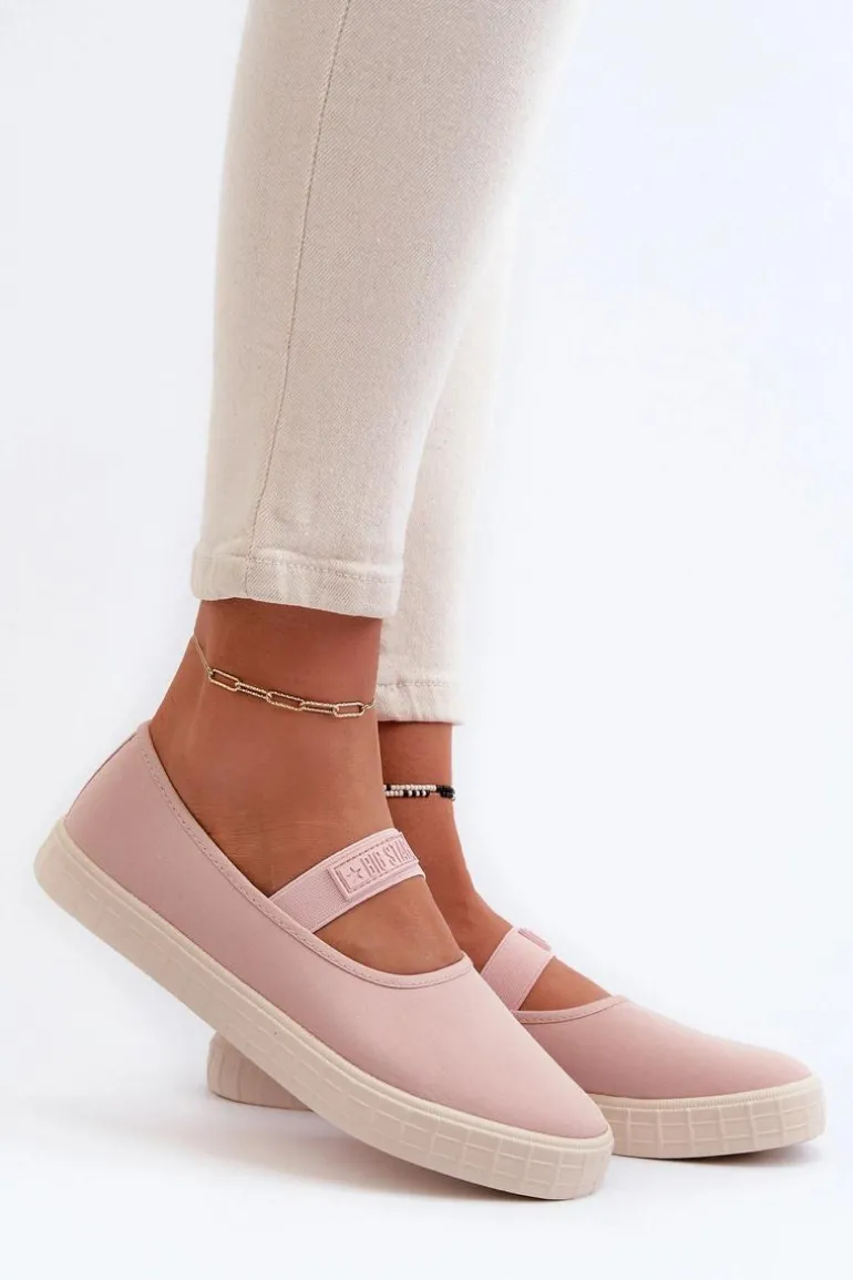 Damskie Trampki Big Star NN274606 Różowe