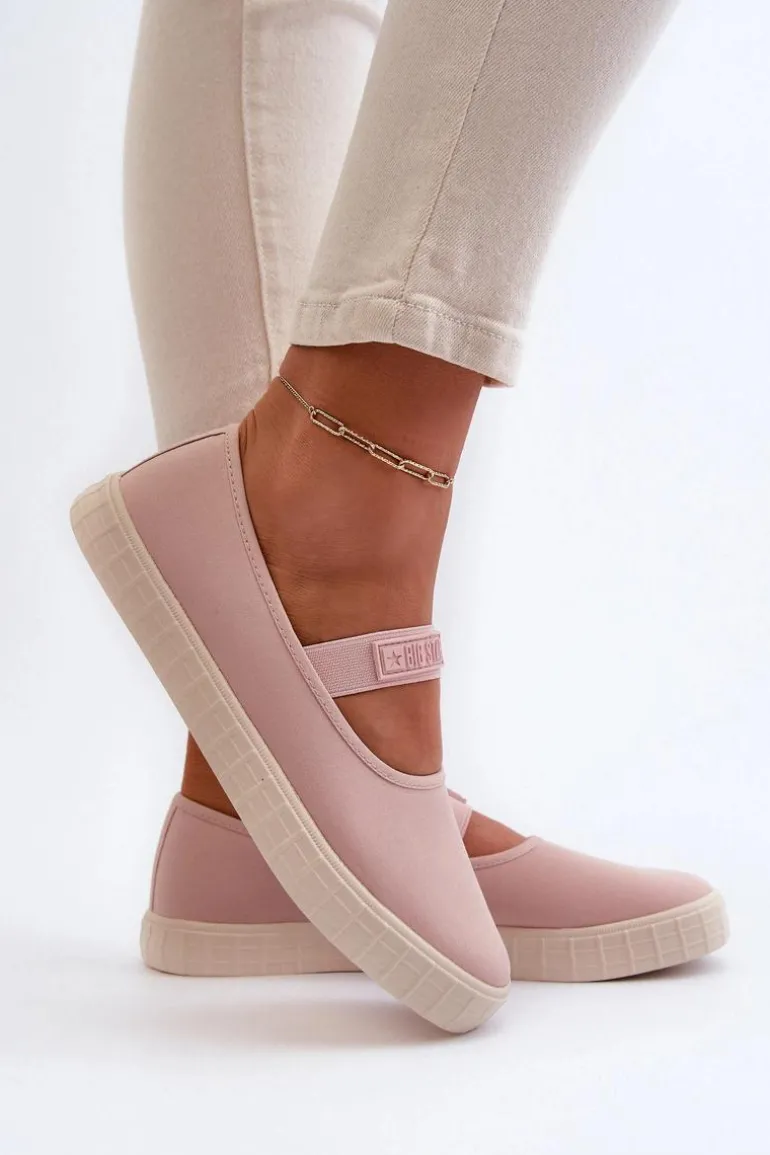 Damskie Trampki Big Star NN274606 Różowe