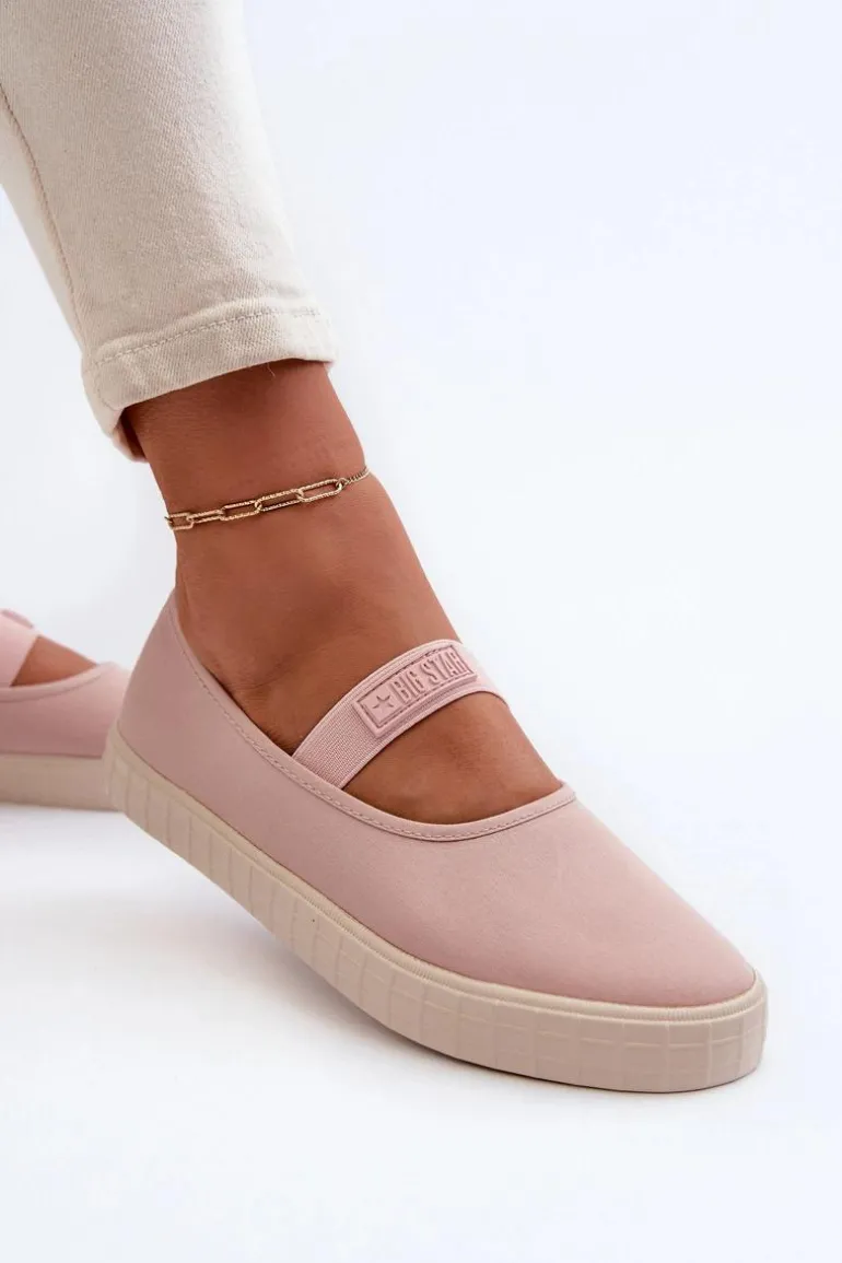 Damskie Trampki Big Star NN274606 Różowe