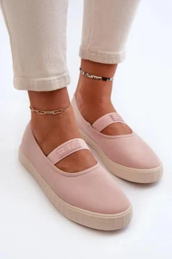 Damskie Trampki Big Star NN274606 Różowe