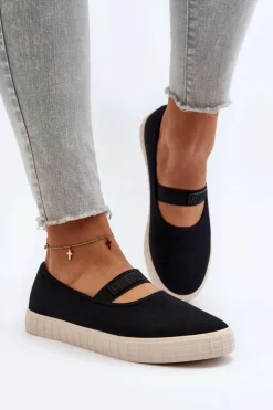 Damskie Trampki Big Star NN274603 Czarne