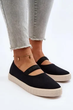 Damskie Trampki Big Star NN274603 Czarne