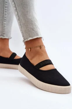 Damskie Trampki Big Star NN274603 Czarne