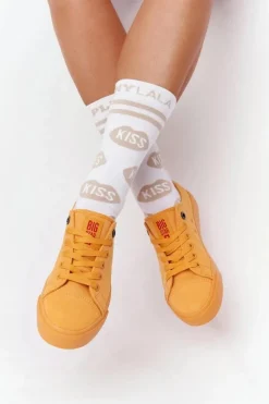 Damskie Trampki BIG STAR HH274134 Żółte