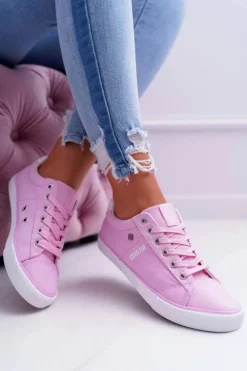 Damskie Trampki Big Star Różowe DD274352