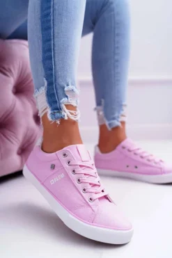 Damskie Trampki Big Star Różowe DD274352