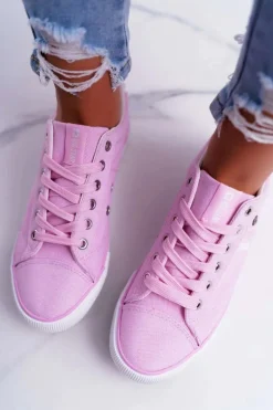 Damskie Trampki Big Star Różowe DD274352