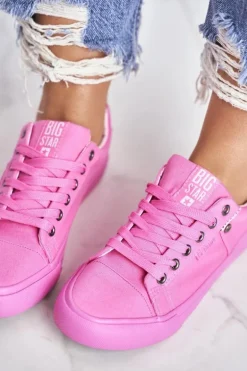 Damskie Trampki Big Star Różowe AA274509
