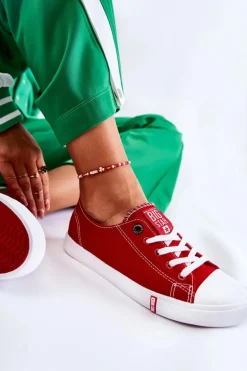 Damskie Trampki Big Star FF274089 Czerwone