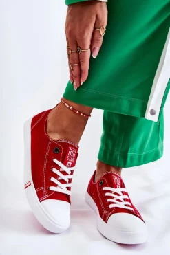 Damskie Trampki Big Star FF274089 Czerwone