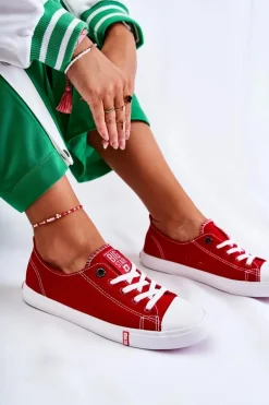 Damskie Trampki Big Star FF274089 Czerwone