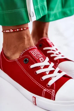 Damskie Trampki Big Star FF274089 Czerwone