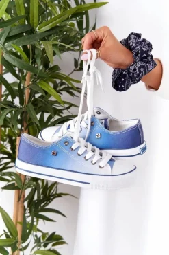 Damskie Trampki BIG STAR HH274129 Ombre Granatowe