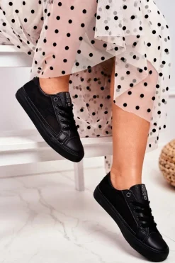 Damskie Trampki Big Star Czarne FF274489