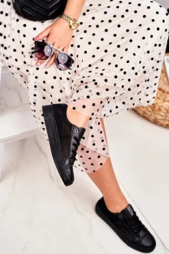 Damskie Trampki Big Star Czarne FF274489