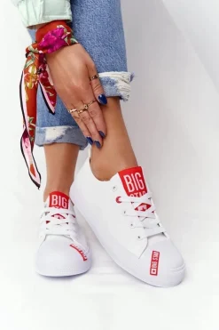 Damskie Trampki BIG STAR HH274675 Białe