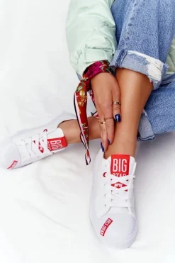 Damskie Trampki BIG STAR HH274675 Białe