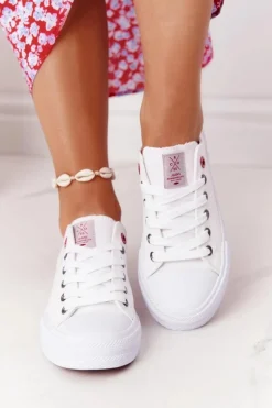 Damskie Trampki CROSS JEANS HH2R4017C Białe