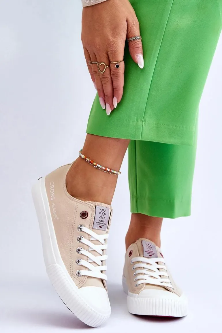 Damskie Trampki Cross Jeans LL2R4070 Beżowe