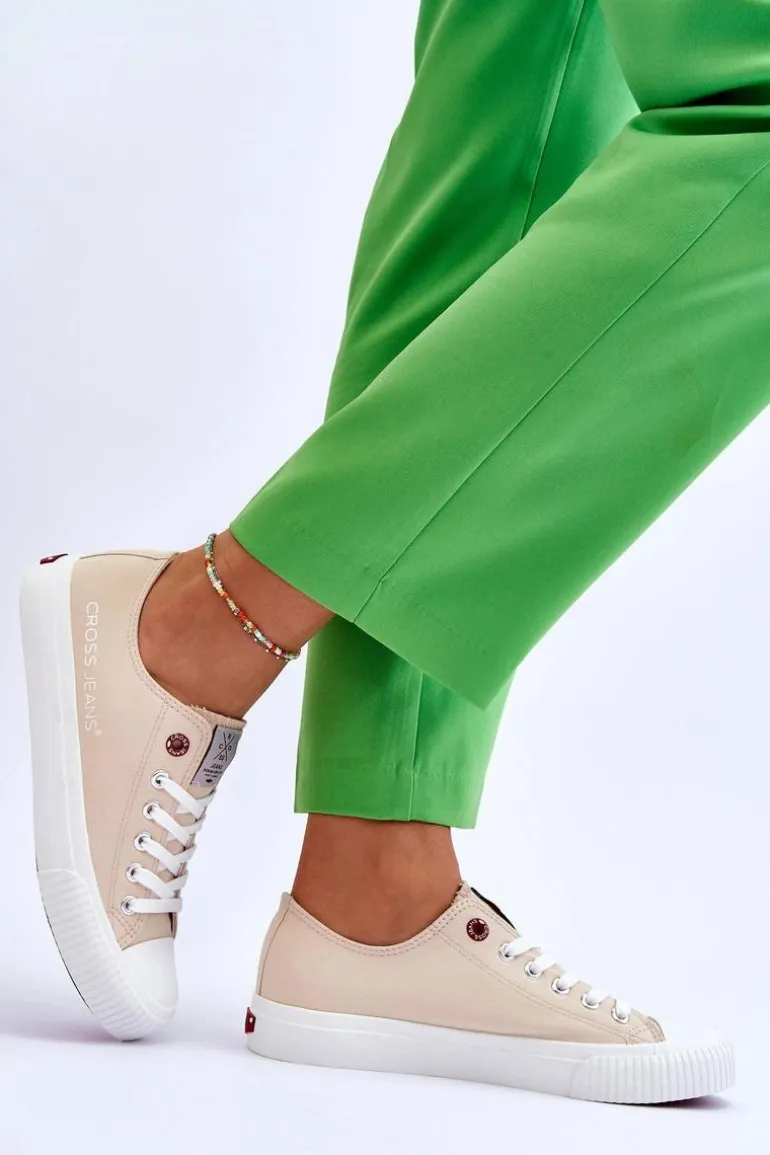 Damskie Trampki Cross Jeans LL2R4070 Beżowe