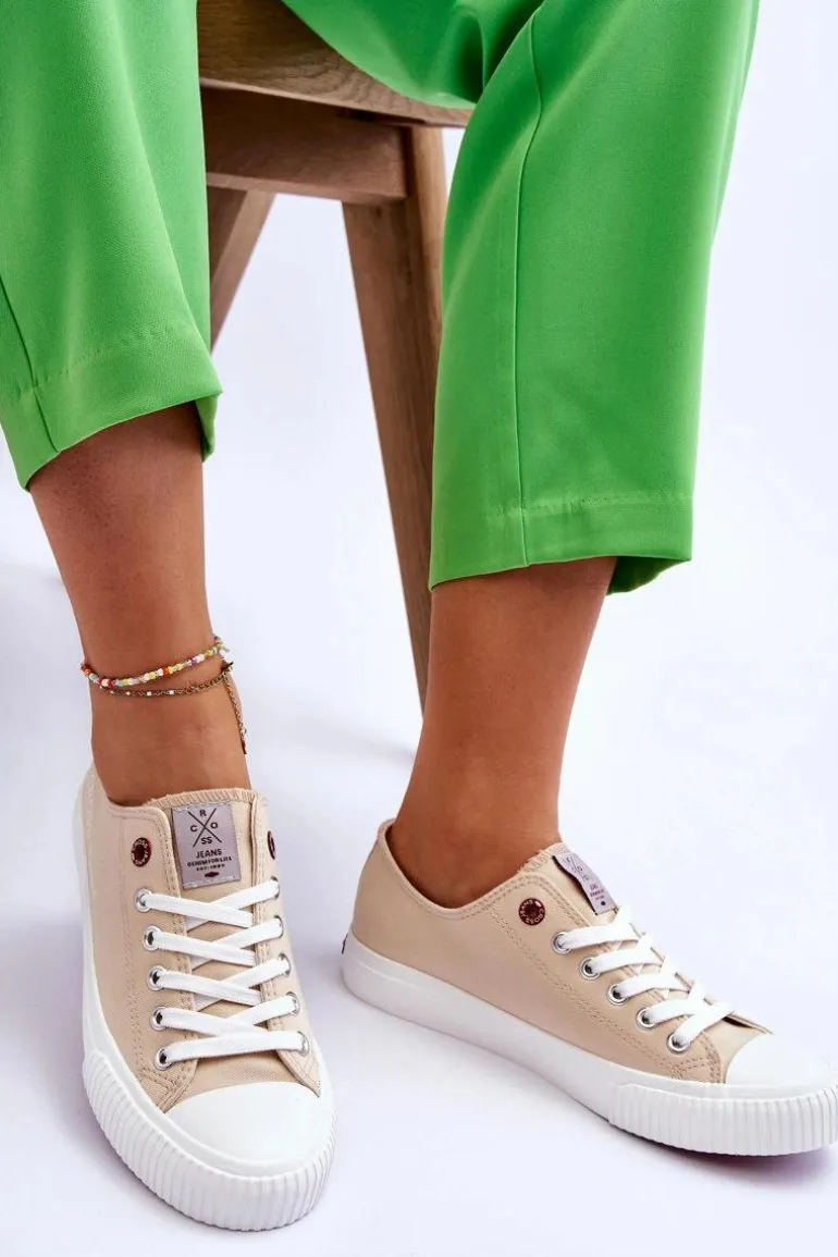 Damskie Trampki Cross Jeans LL2R4070 Beżowe