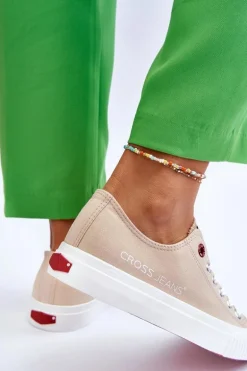 Damskie Trampki Cross Jeans LL2R4070 Beżowe