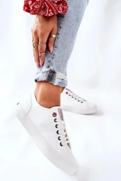 Damskie Trampki Cross Jeans II2R4004C Białe