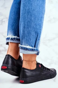 Damskie Trampki Cross Jeans Czarne DD2R4029C