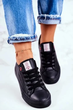 Damskie Trampki Cross Jeans Czarne DD2R4029C