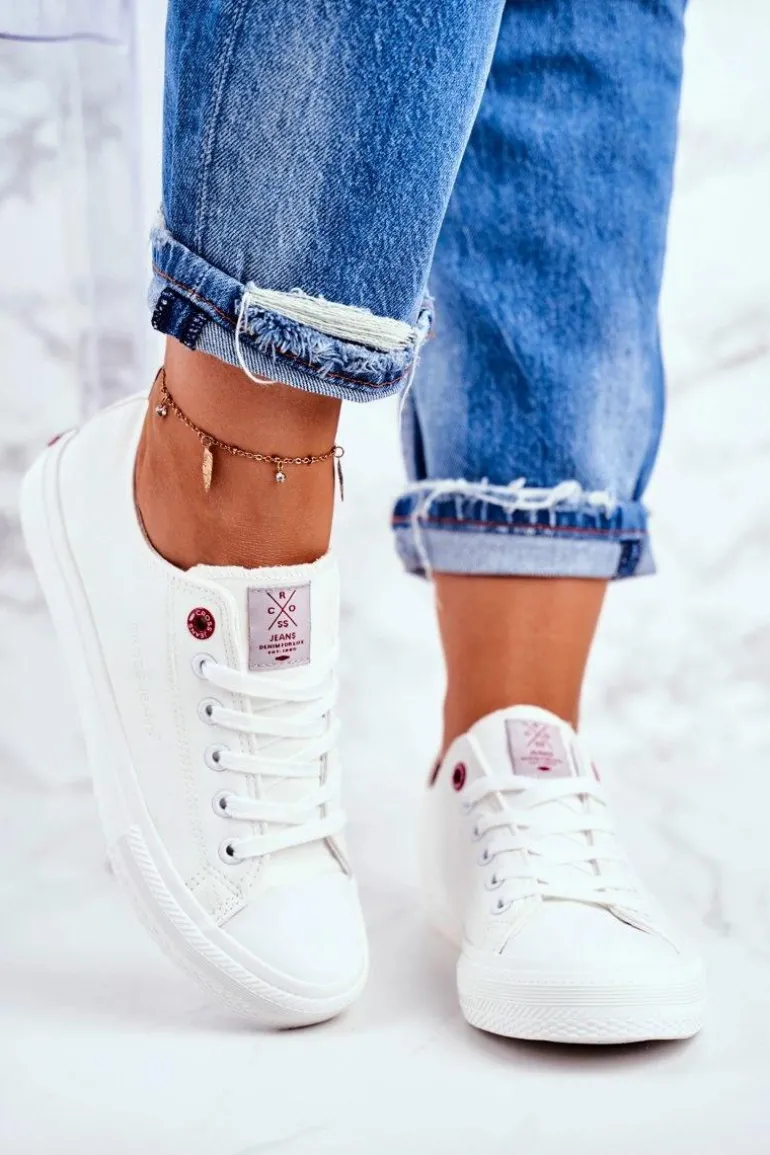 Damskie Trampki Cross Jeans Białe DD2R4030C