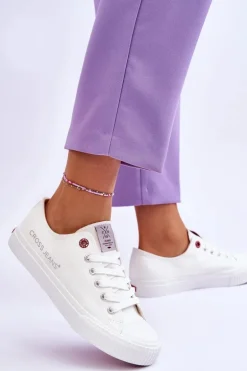 Damskie Trampki Cross Jeans LL2R4067 Białe