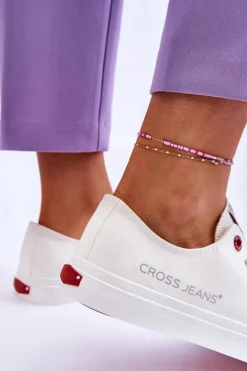 Damskie Trampki Cross Jeans LL2R4067 Białe