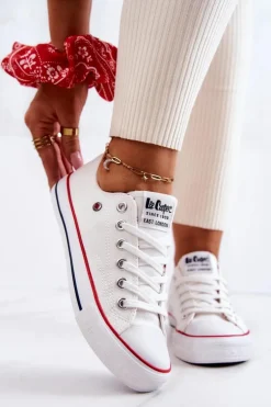 Damskie Trampki Lee Cooper LCW-22-31-0875L Białe