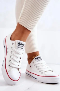 Damskie Trampki Lee Cooper LCW-22-31-0875L Białe